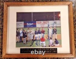 TED WILLIAMS, Bobby Doerr & other Red Sox signed 8x10 photo PSA pre-certifed