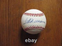 TED WILLIAMS (Died in 2002) Signed Official American League Baseball
