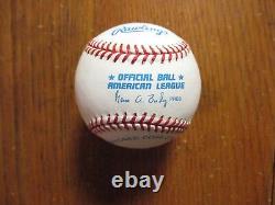 TED WILLIAMS (Died in 2002) Signed Official American League Baseball