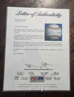 TED WILLIAMS PSA/DNA Authentic Signed Auto Autograph MLB Baseball