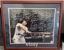 TED WILLIAMS Picture Autographed By 45 Boston Red Sox Teammates COA Rare