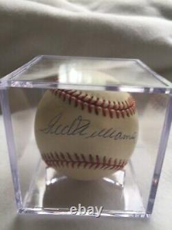 TED WILLIAMS RED SOX HOF, Signed Autograph MLB OAL BASEBALL withCOA