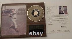TED WILLIAMS RED SOX SIGNED PHOTO RECORD BREAKERS PLAQUE JSA LOA/LE 61 Of 2500