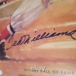 TED WILLIAMS SIGNED 16x20 BOSTON RED SOX HIT LIST PHOTO HALL OF FAMER JSA LOA