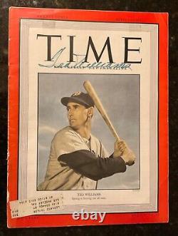 TED WILLIAMS SIGNED AUTOGRAPHED 1950 Full TIME MAGAZINE WithJSA LETTER