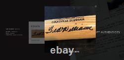 TED WILLIAMS Signed 35 Louisville Slugger H&B 125 W215 Game Model Bat JSA