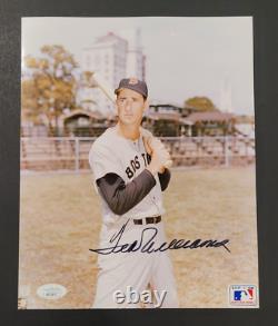 TED WILLIAMS Signed 8x10 Photo-HALL OF FAME-BOSTON RED SOX-JSA Letter
