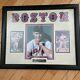 Ted Williams Signed 8x10 Photo Authentic With Coa Custom Frame With Plaque