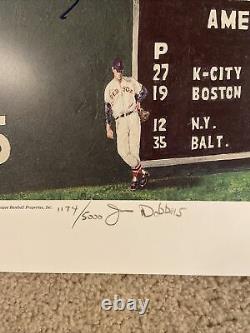 TED WILLIAMS Signed Autograph Baseball 16x20 Photo Litho PSA/DNA M09376 Red Sox