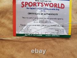 TED WILLIAMS Signed Autograph Matted Framed 25x22 coa sportsworld his last atbat