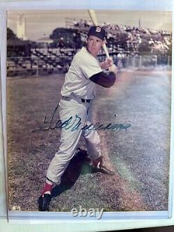 TED WILLIAMS Signed Autographed 8x10 Photo With COA