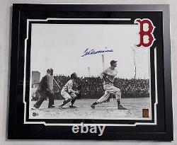TED WILLIAMS Signed Framed 16x20 Photo Beckett & Green Diamond Authen 5 AC25244