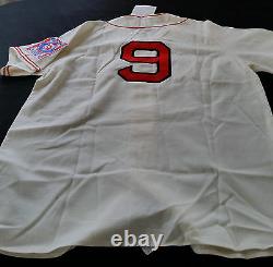 TED WILLIAMS Signed Mitchell & Ness Red Sox 1939 Centennial Patch Jersey HOF GAI