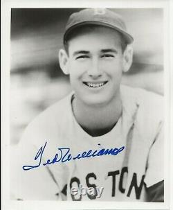 TED WILLIAMS Signed Photo Autographed 8x10 Classic Vintage MLB Rare Baseball COA