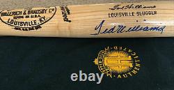 TED WILLIAMS Signed UDA Full Sized Bat Upper Deck Sticker Only Auto