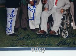 TED WILLIAMS, Willie Mays, Ernie Banks + 4 HOFers signed autographed 8x10 RARE