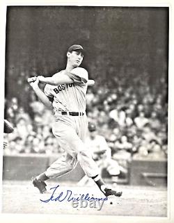 TED WILLIAMS signed/auto 11X14 Framed Photo BOSTON RED SOX Baseball COA