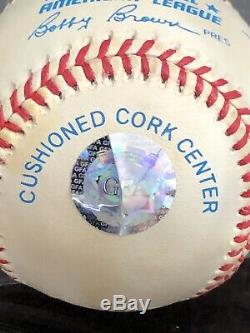 TRIPLE CROWN Signed BASEBALL Mickey Mantle/Ted Williams/Robinson/YAZ CERTIFIED