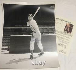 Ted Williams 16x20 Signed / Autographed Photo JSA auth