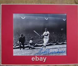 Ted Williams 1946 All Star Game Signed Photo Copyright Dennis Brearley Photo