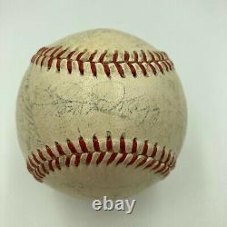 Ted Williams 1950 Boston Red Sox Team Signed American League Baseball