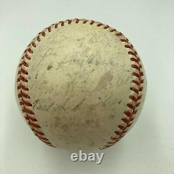 Ted Williams 1950 Boston Red Sox Team Signed American League Baseball