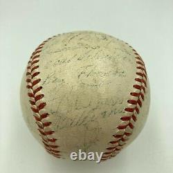 Ted Williams 1950 Boston Red Sox Team Signed American League Baseball