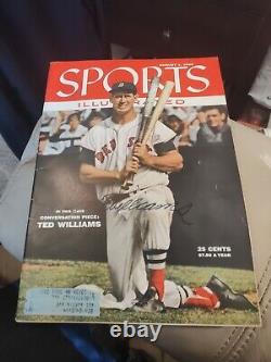 Ted Williams 1955 Sports Illustrated Full Magazine Autograph