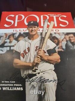 Ted Williams 1955 Sports Illustrated Full Magazine Autograph