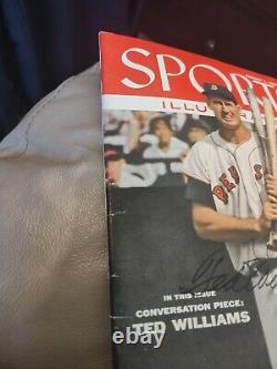 Ted Williams 1955 Sports Illustrated Full Magazine Autograph