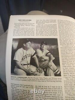 Ted Williams 1955 Sports Illustrated Full Magazine Autograph