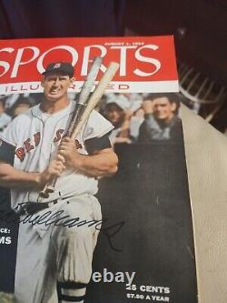 Ted Williams 1955 Sports Illustrated Full Magazine Autograph