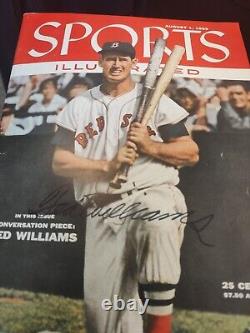 Ted Williams 1955 Sports Illustrated Full Magazine Autograph