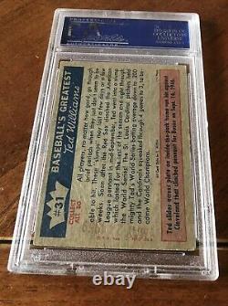 Ted Williams 1959 Autographed PSA/DNA Baseball Card #31