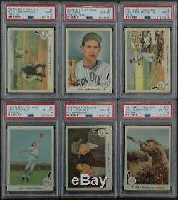 Ted Williams 1959 Fleer Retirement Set All Graded PSA 8 and 9 Ted Signs 1-80