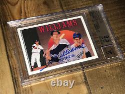 Ted Williams 1992 Upper Deck Baseball Heroes Auto Autograph BGS 9.5