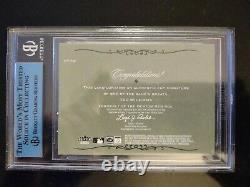 Ted Williams 2004 Fleer Greats 1/1 Auto Etched In Time Cut Sigs ET-TW GOTG