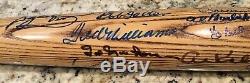 Ted Williams 31 MULTI Signed HALL OF FAME BAT HOF JSA Autographed Mays Banks COA
