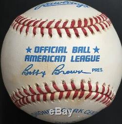 Ted Williams 406 Autographed American League Baseball, Upper Deck COA