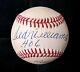 Ted Williams. 406 Signed Official Al Baseball. Upper Deck Authenticated