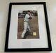 Ted Williams 5x7photo Autograph, Coa, Framed Hof Vgc+, Mounted 8x10 Frame