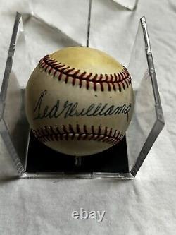 Ted Williams AUTOGRAPHED Signed Baseball SWEET SPOT Rawlings Official BobbyBown