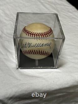 Ted Williams AUTOGRAPHED Signed Baseball SWEET SPOT Rawlings Official BobbyBown