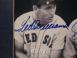 Ted Williams And Joe Dimaggio Autographed 8 X 10 Photo 931/1941 SCORE BOARD COA