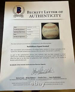 Ted Williams Authentic Signed Bobby Brown Oal Baseball BAS #A34504 Red Sox HOF