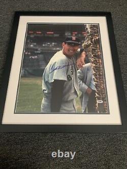 Ted Williams Autograph Framed Picture. PSA Authenticated Boston RedSox Red Sox