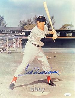 Ted Williams Autographed 11x14 Color Photo (JSA)