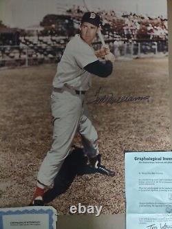 Ted Williams Autographed 16x20 Color Photo (GIA)