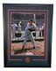 Ted Williams Autographed 16x20 Photo Framed Boston Red Sox Psa/dna
