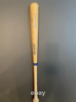 Ted Williams Autographed 500 HR Club bat, JSA. 34 inches long